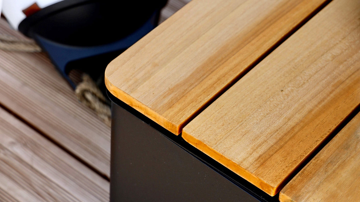 Patio Storage Table - Lounge modul – Udendørs bord med opbevaring