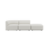  | Fjord Sofa - 2 pers. med open end - Sealife Ivory | SACKit | Fjord Sofa - 2 pers. med open end - Sealife Ivory | SACKit