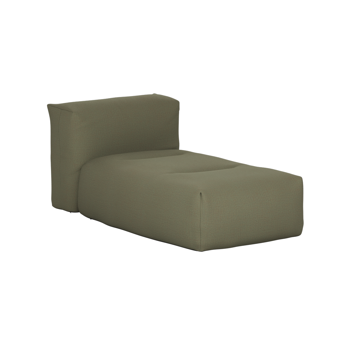 Sandfarvet vandafvisende vintercover fra sackit til Soft Sofa loungestol som beskytter udendørs loungemøbler mod vind og vejr uden for sæsonen