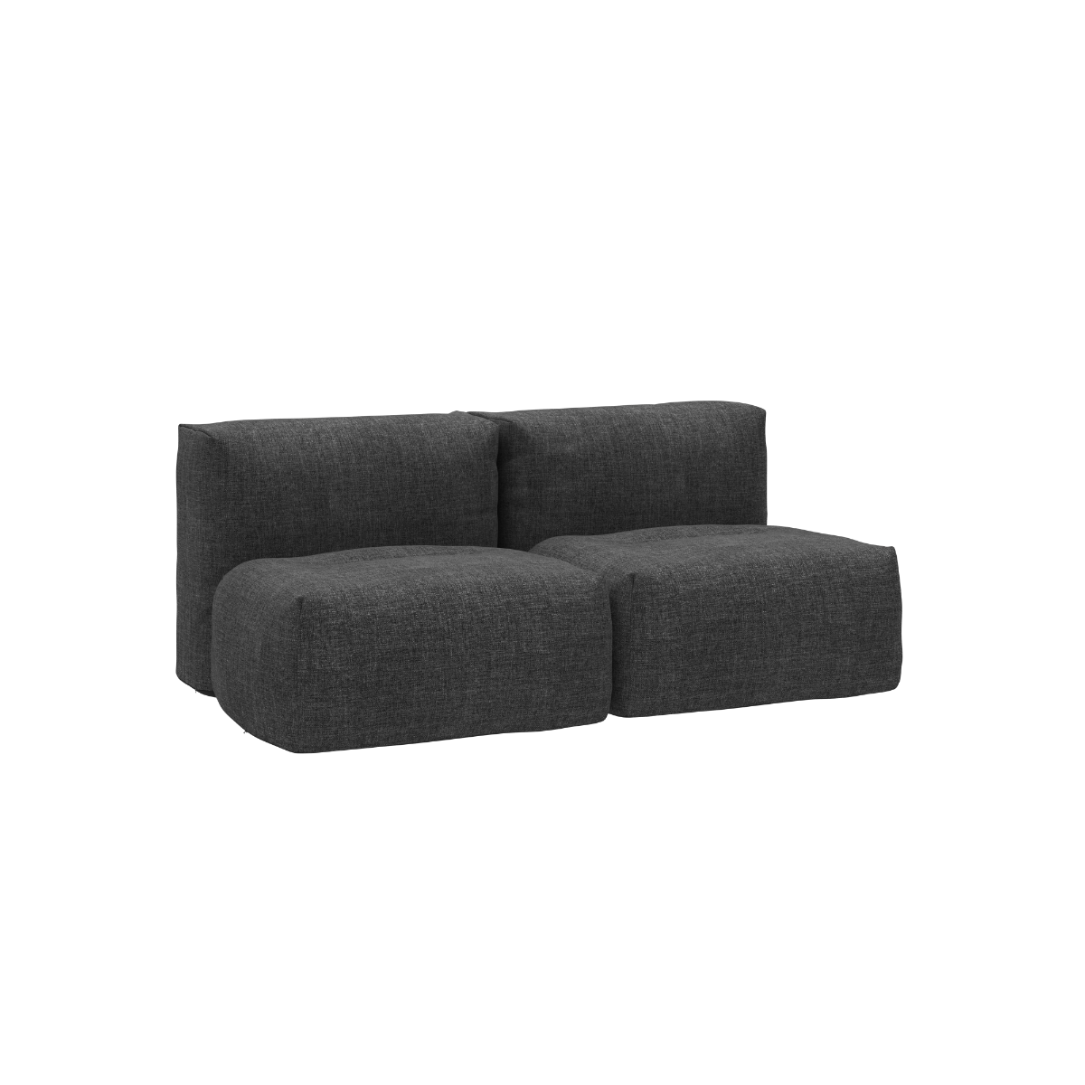 variant_8400101% | Soft Sofa - 2 seater - Kirra Noir | SACKit