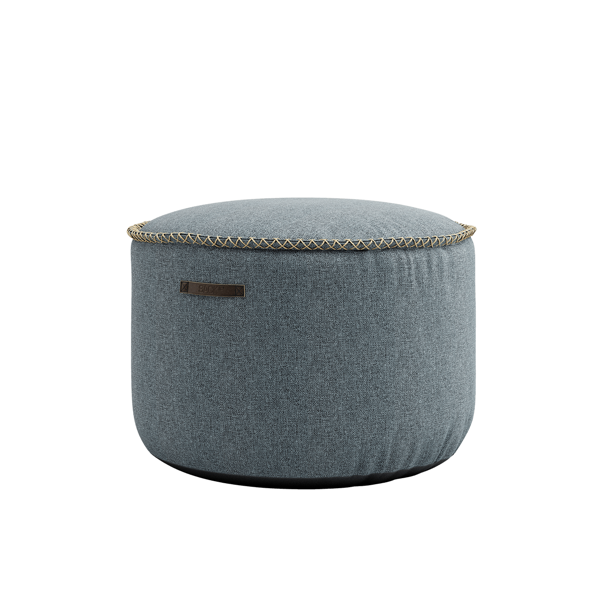 variant_8567010% | Medley Pouf [Contract] - Medley Dusty Blue | SACKit