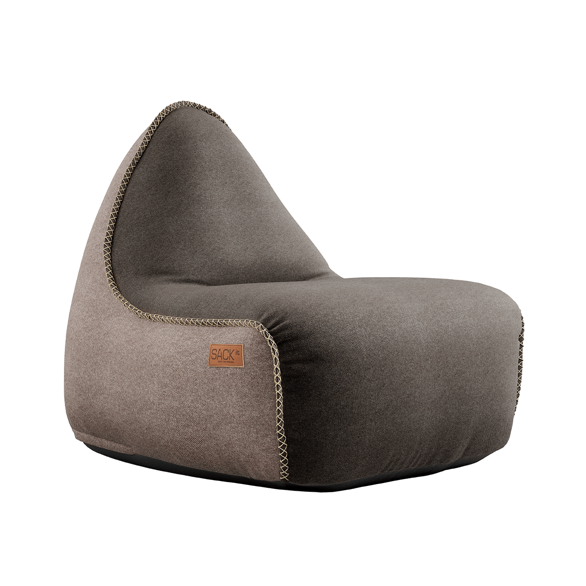  | Canvas Lounge Chair - LogBuy - Canvas Brown/Sand | SACKit