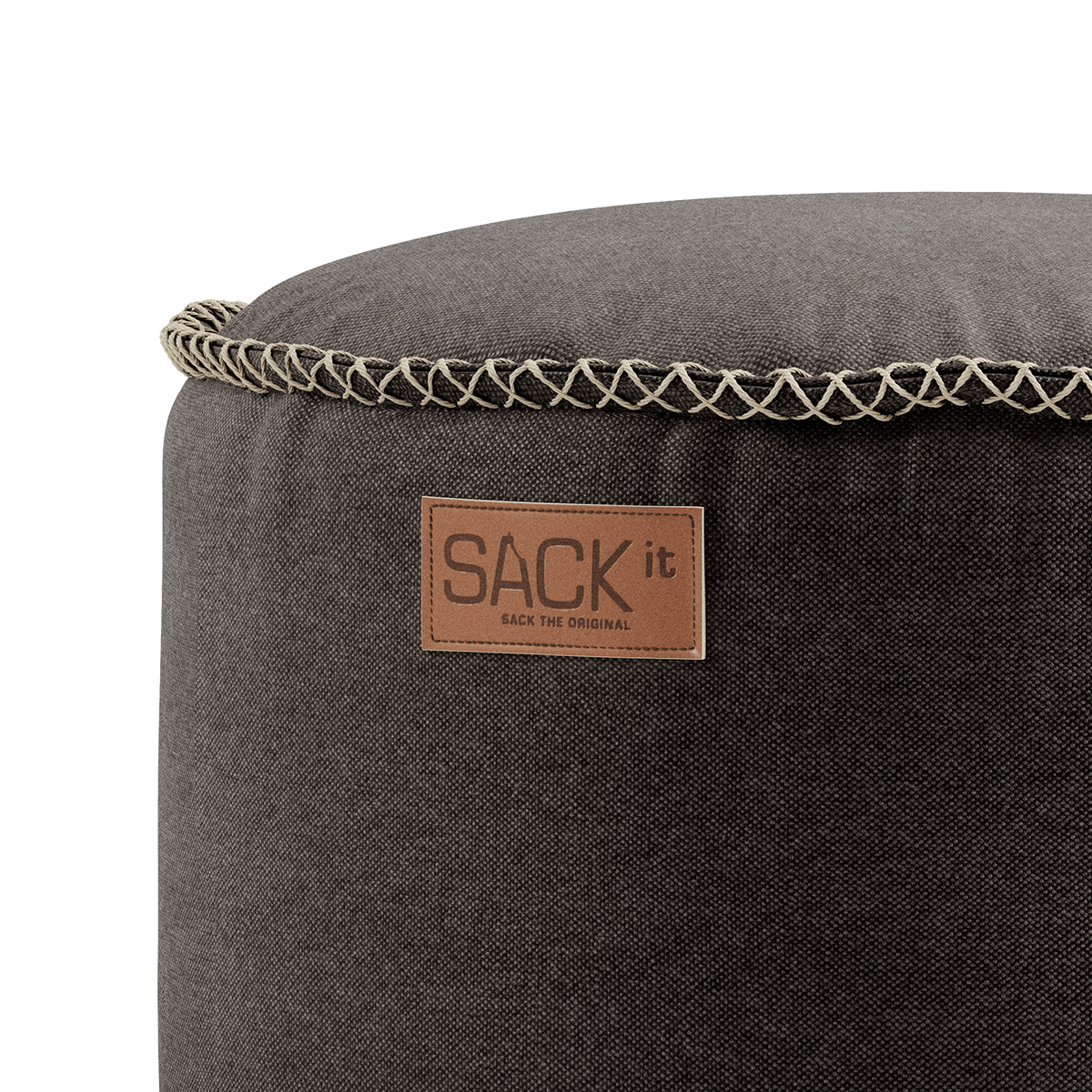  | Canvas Pouf - Canvas Brown | SACKit