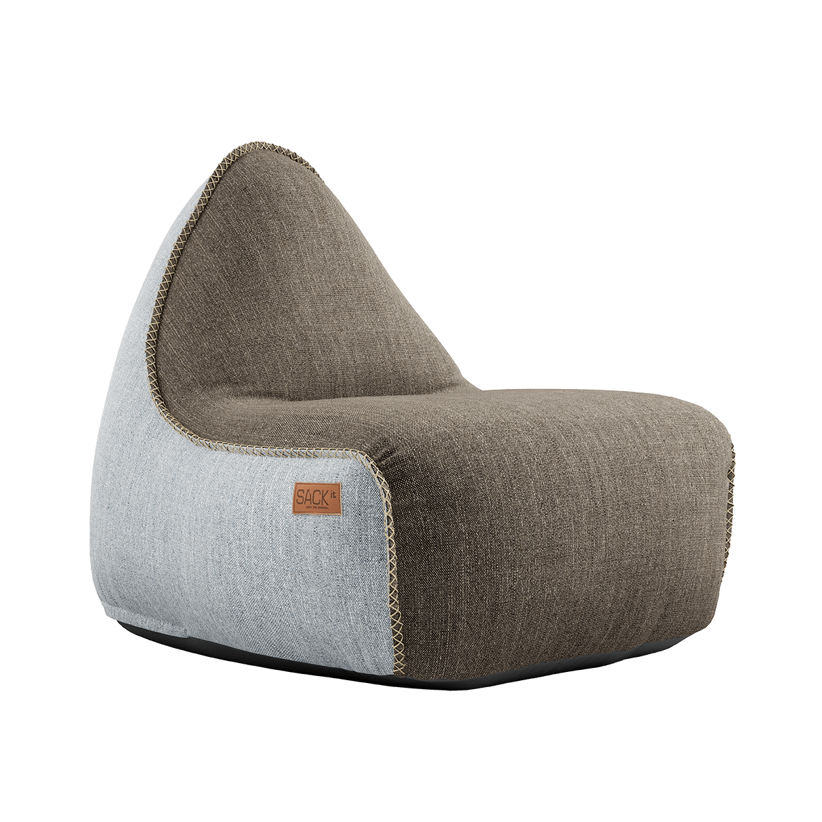 variant_8573004% | Cobana Lounge Chair - Brown/White - Cobana Brown/White | SACKit