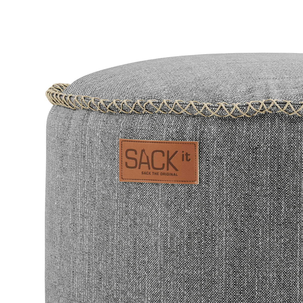 Cobana Pouf - Light Grey | Cobana Pouf - Light Grey - | SACKit