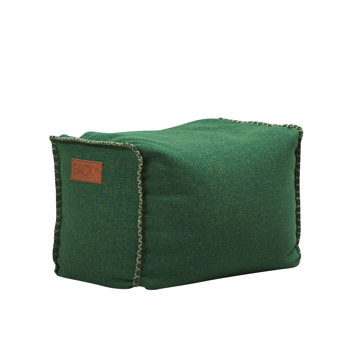  | Cobana Square Pouf - Cobana Green | SACKit