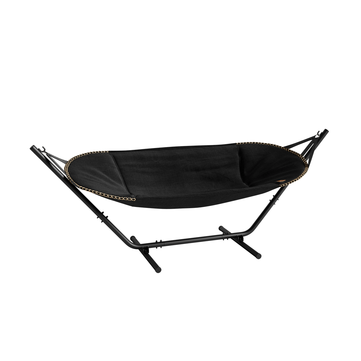  | sort SACKit hængekøje med stativ, udendørs brug ved terrasse | Cobana Hammock - Cobana Black | SACKit