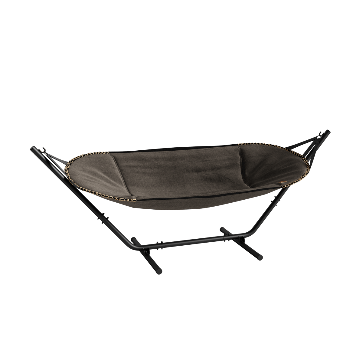  | brun SACKit hængekøje med stativ, udendørs brug ved terrasse | Cobana Hammock - Cobana Brown | SACKit