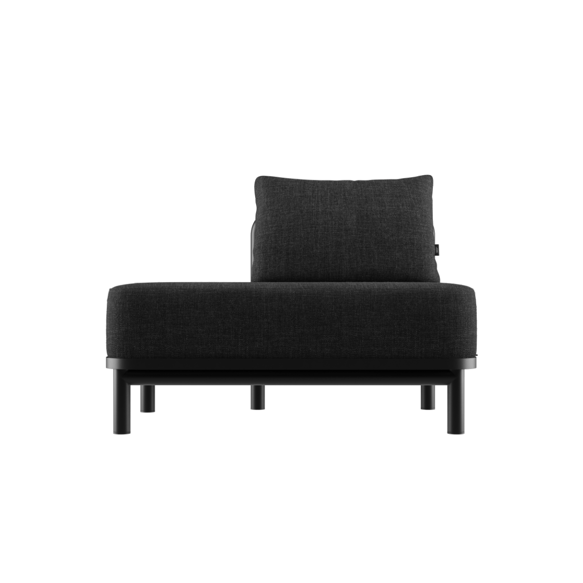  | Kirra Lounge Sofa - Open end højre - Kirra Noir | SACKit