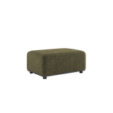 Cobana Lounge Sofa pouf i Kirra Olive farve med pulverlakeret aluminiumsramme til udendørs brug.