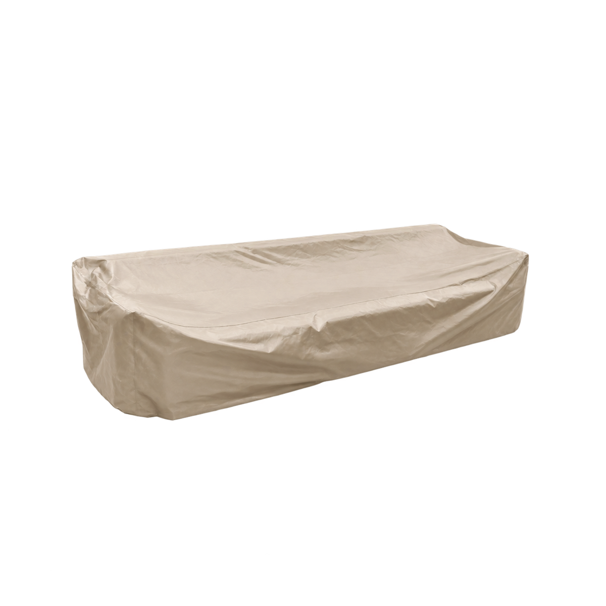 Sandfarvet vejrbestandigt cover til Cobana Lounge Sofa med tre moduler fra sackit til beskyttelse mod vind og vejr