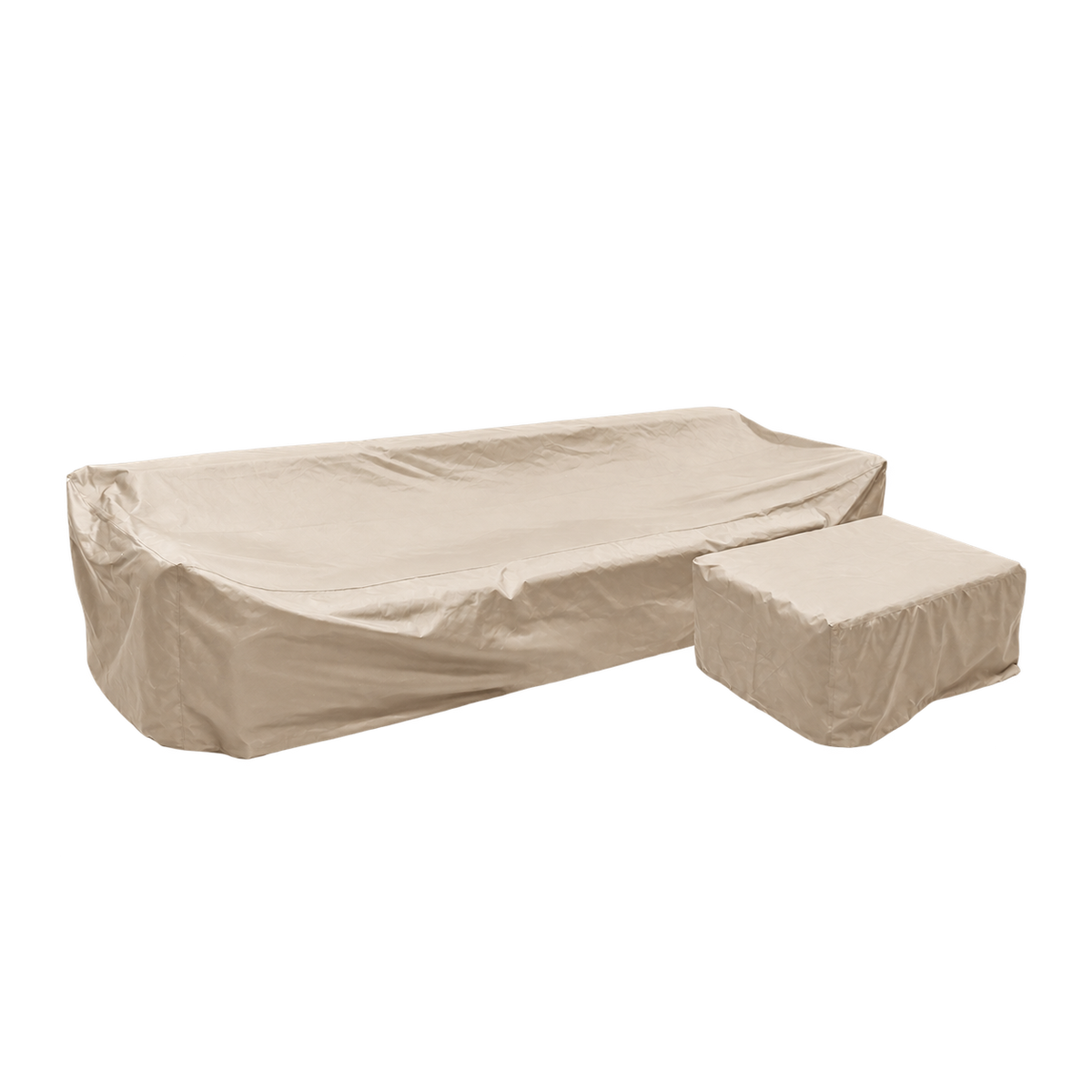 Cobana Lounge Sofa Winter Cover - 3 modules + pouf - Sand - Vandafvisende cover til Cobana Lounge Sofa