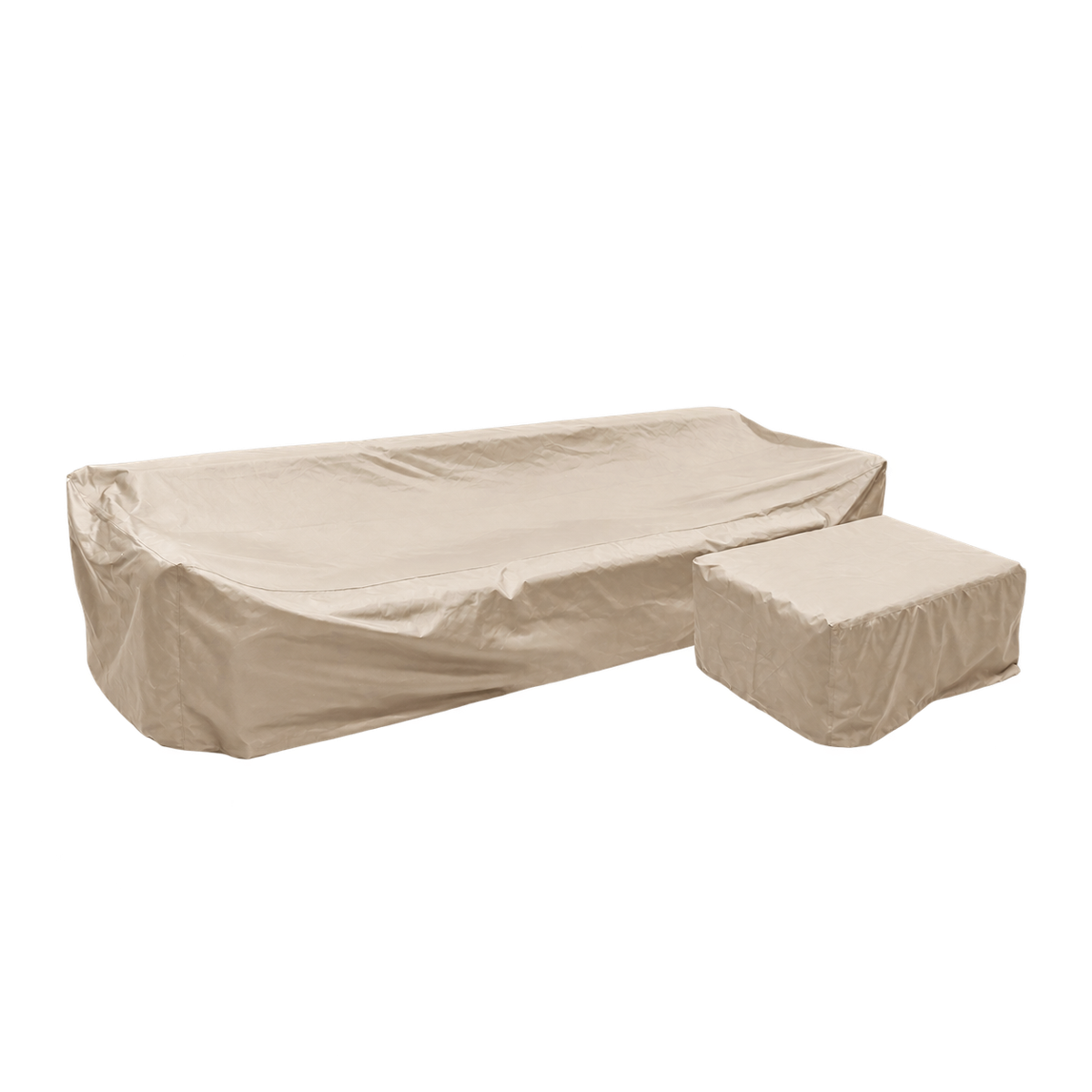 Cobana Lounge Sofa Winter Cover - 3 modules + pouf - Sand