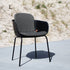  | Patio Dining Table Ø133 + Patio Chair no. One S2 - Black Cobana Brown - SACKit - Danmark