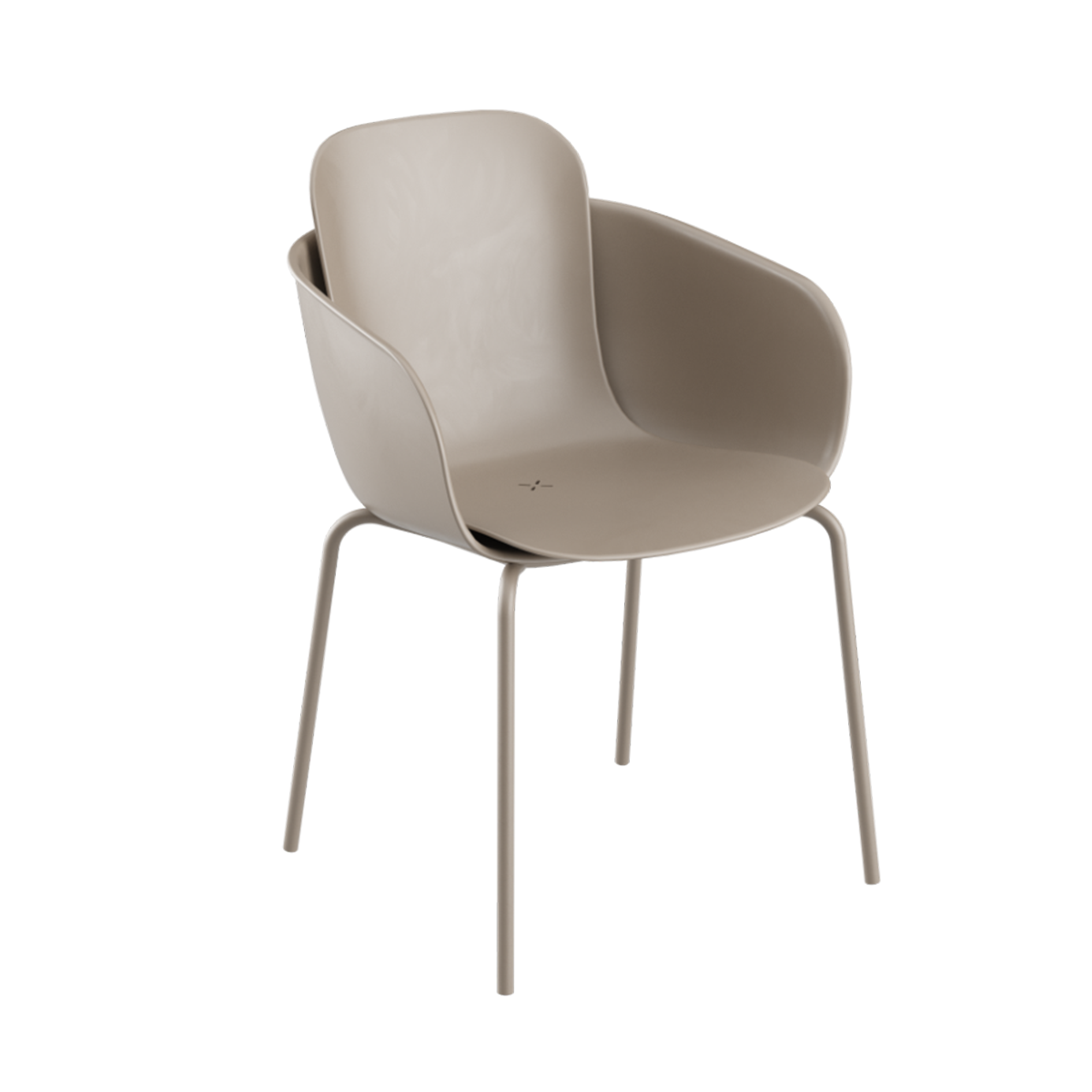  | Patio Chair no. One S2 - Taupe/Taupe | SACKit