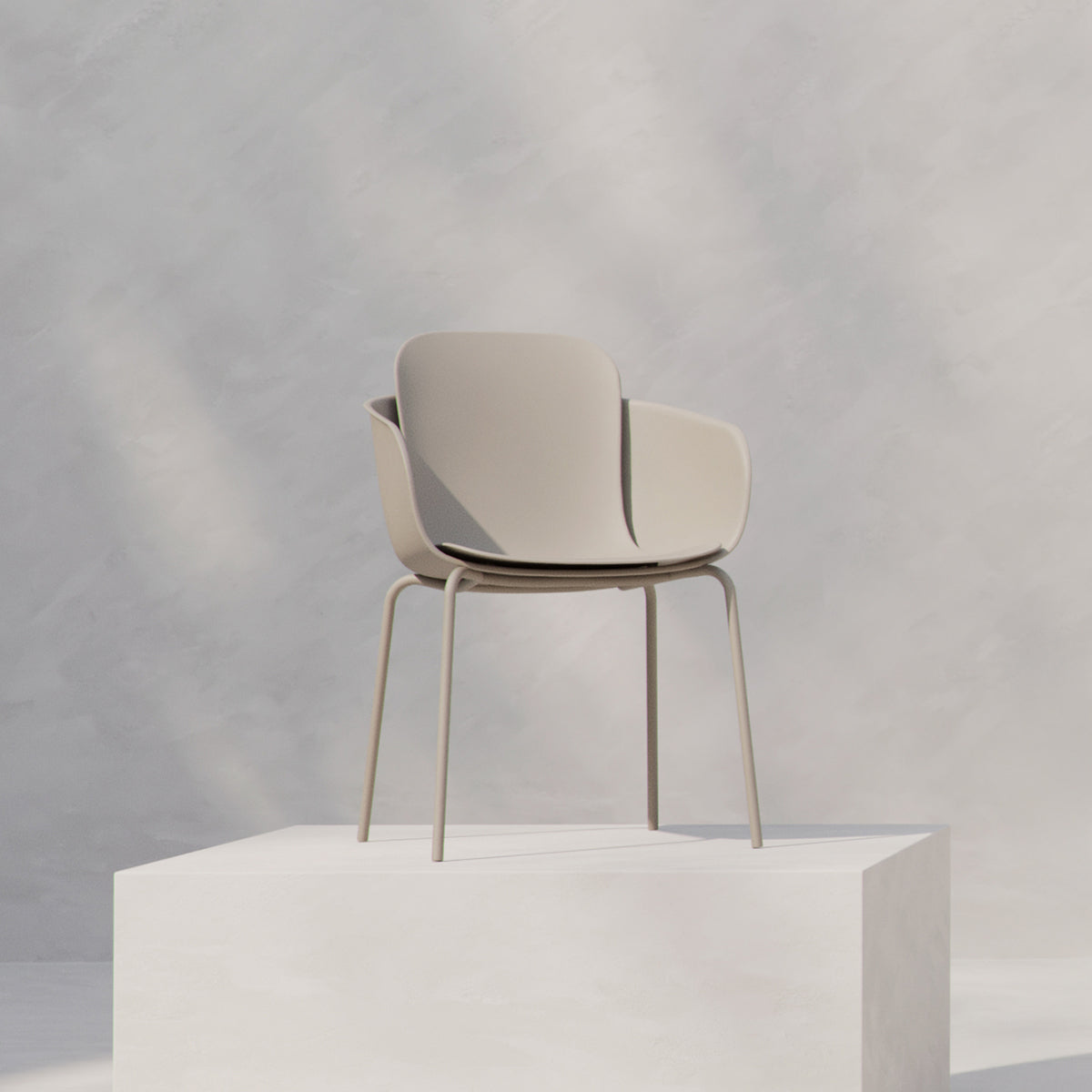  | Patio Chair no. One S2 - Taupe/Taupe | SACKit