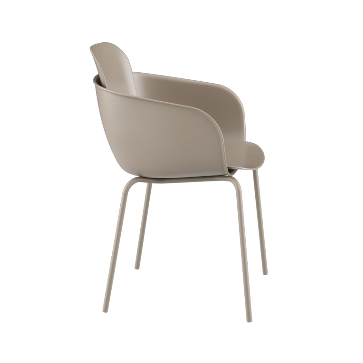  | Patio Chair no. One S2 - Taupe/Taupe | SACKit