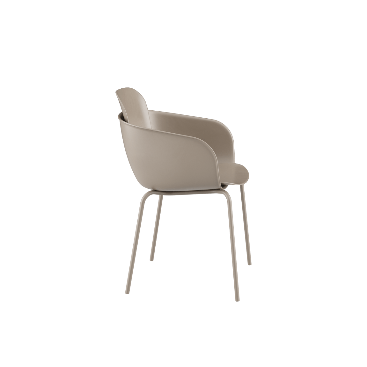  | Patio Chair no. One S2 - Taupe/Taupe | SACKit