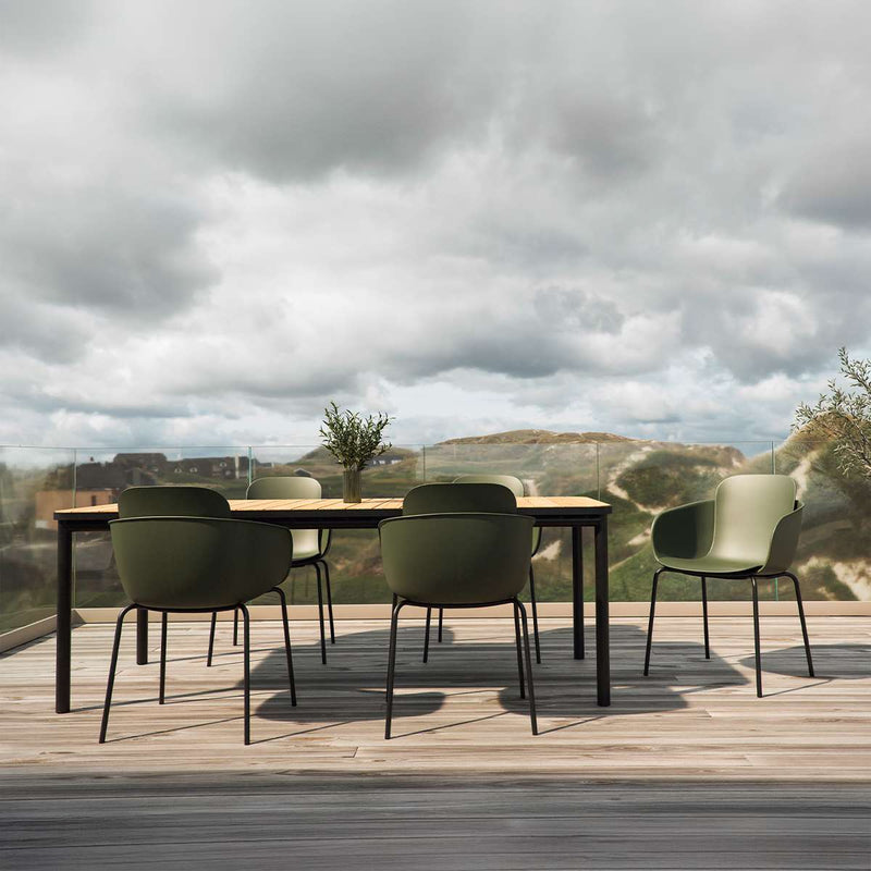 Kirra Dining Table 210x90 | Kirra Dining Table 210x90 - Noir | SACKit