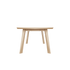 Edge Dining Table i europæisk egetræ med facetteret bordplade og massivt egetræsben, 240x100 cm.