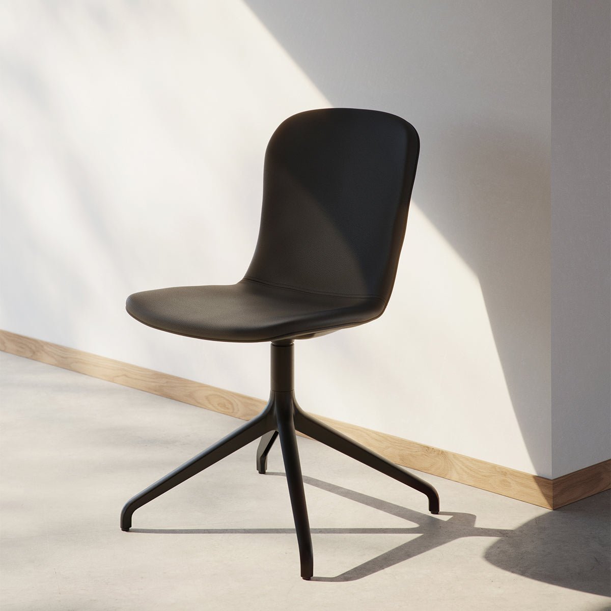  | Chair no. One S1 Black Swivel - TERRA Black Med returdrej | SACKit | Chair no. One S1 Black Swivel - TERRA Black Med returdrej | SACKit