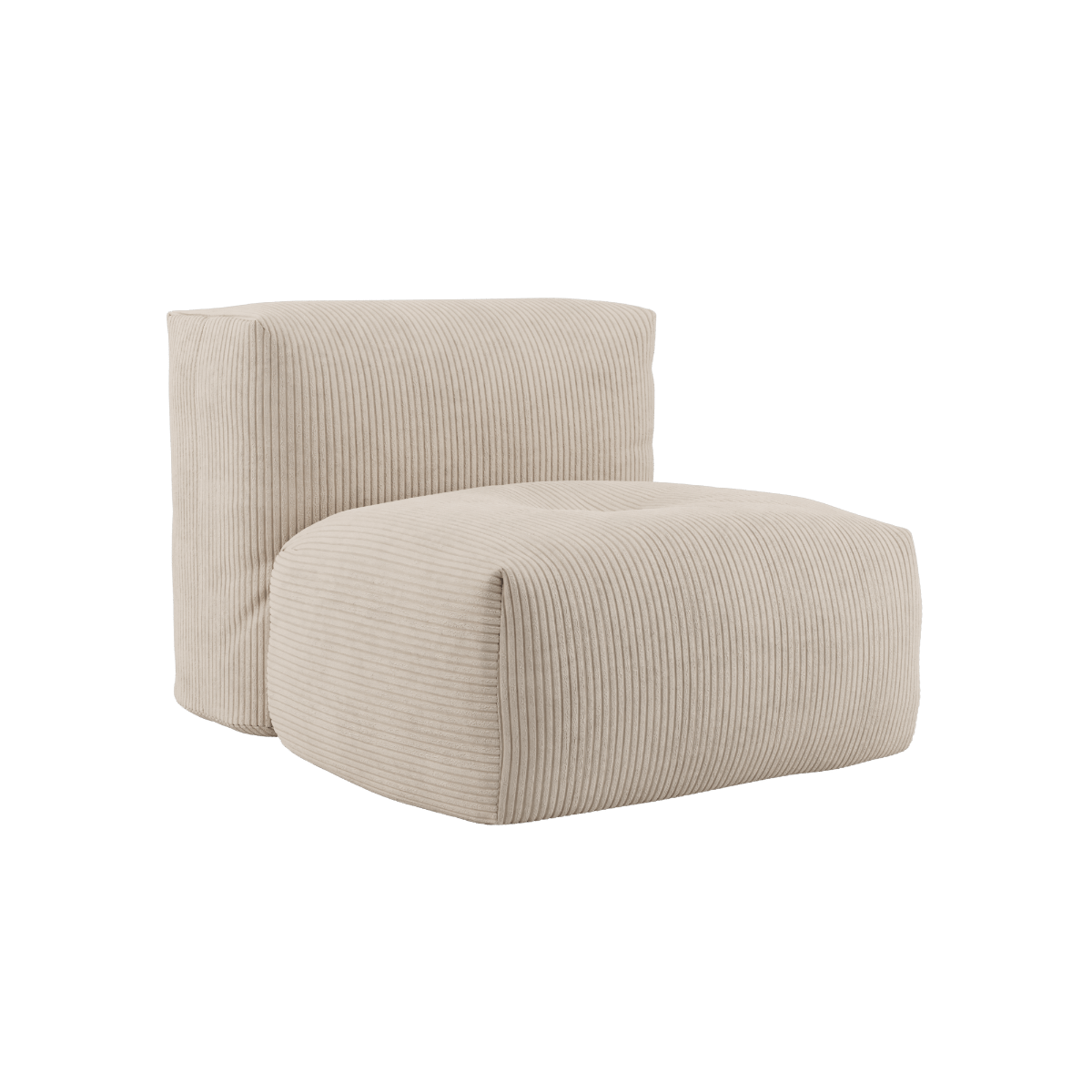 variant_8901002% | Soft Sofa Indoor - Seat - Corduroy Beige | SACKit