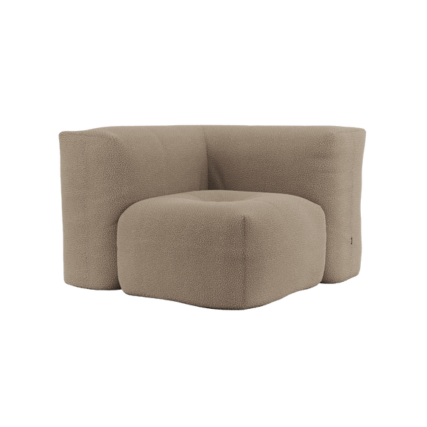 variant_8901101% | Soft Sofa Indoor - Corner - Teddy Brown | SACKit