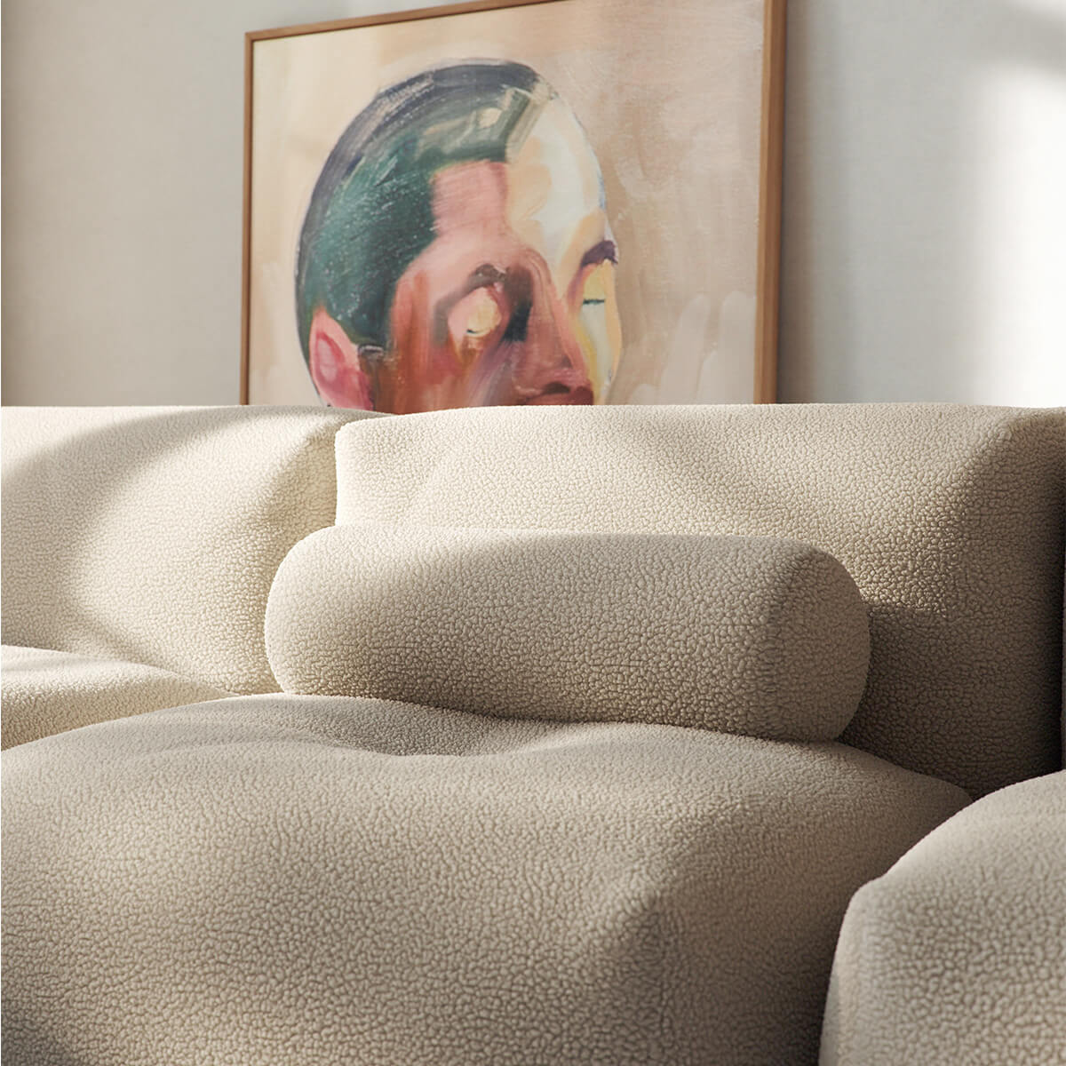  | Soft Sofa Indoor - 3 Seater - Teddy Beige Uden puf | SACKit | Soft Sofa Indoor - 3 Seater - Teddy Beige Uden puf | SACKit
