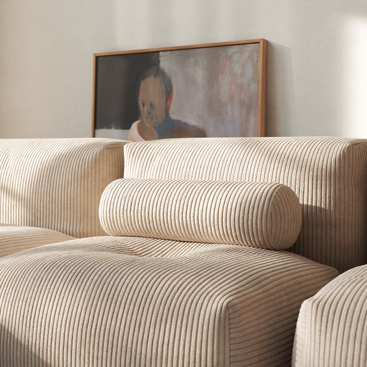 | Soft Sofa Indoor - Bolster Cushion - Teddy Brown | SACKit
