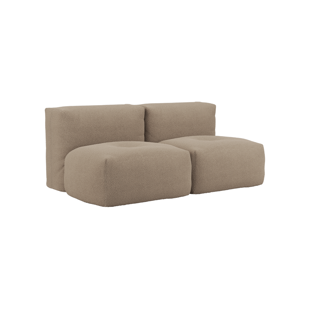 variant_8900602% | Soft Sofa Indoor - 2 Seater - Teddy Brown | SACKit