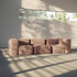  | Soft Sofa Indoor - Corner - Corduroy Rose | SACKit