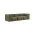  | Soft Sofa Indoor - 3 Seater - Corduroy Olive Uden puf | SACKit