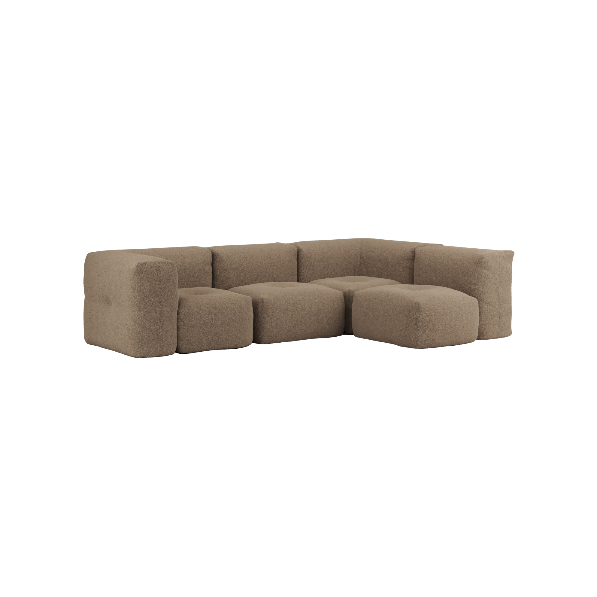 variant_8900626% | Soft Sofa Indoor - 4 Seater Corner Sofa - Teddy Brown | SACKit