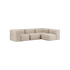  | Soft Sofa Indoor - 4 Seater Corner Sofa - Corduroy Beige | SACKit