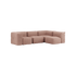  | Soft Sofa Indoor - 4 Seater Corner Sofa - Corduroy Rose | SACKit
