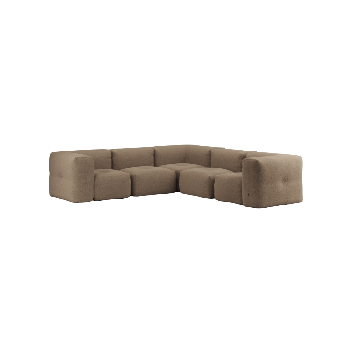 variant_8900632% | Soft Sofa Indoor - 5 Seater Corner Sofa - Teddy Brown | SACKit