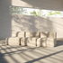  | Soft Sofa Indoor - 3 Seater Open - Teddy Beige Uden puf | SACKit