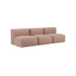  | Soft Sofa Indoor - 3 Seater Open - Corduroy Rose Uden puf | SACKit