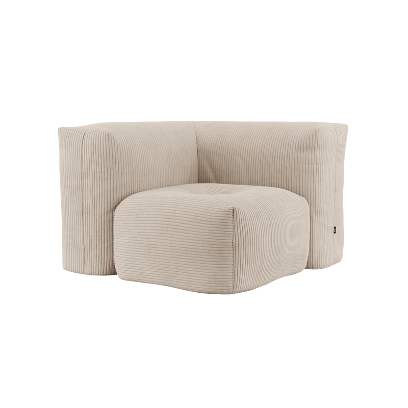 Soft Sofa Indoor - Corner | Soft Sofa Indoor - Corner - Corduroy Beige | SACKit