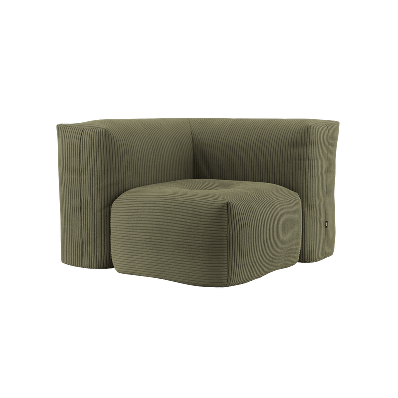 Soft Sofa Indoor - Corner | Soft Sofa Indoor - Corner - Corduroy Olive | SACKit