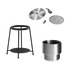 Patio Accessory Stand Ø22 + Wine Bucket w/ Accessories | Patio Accessory Stand Ø22 + Wine Bucket w/ Accessories - | SACKit