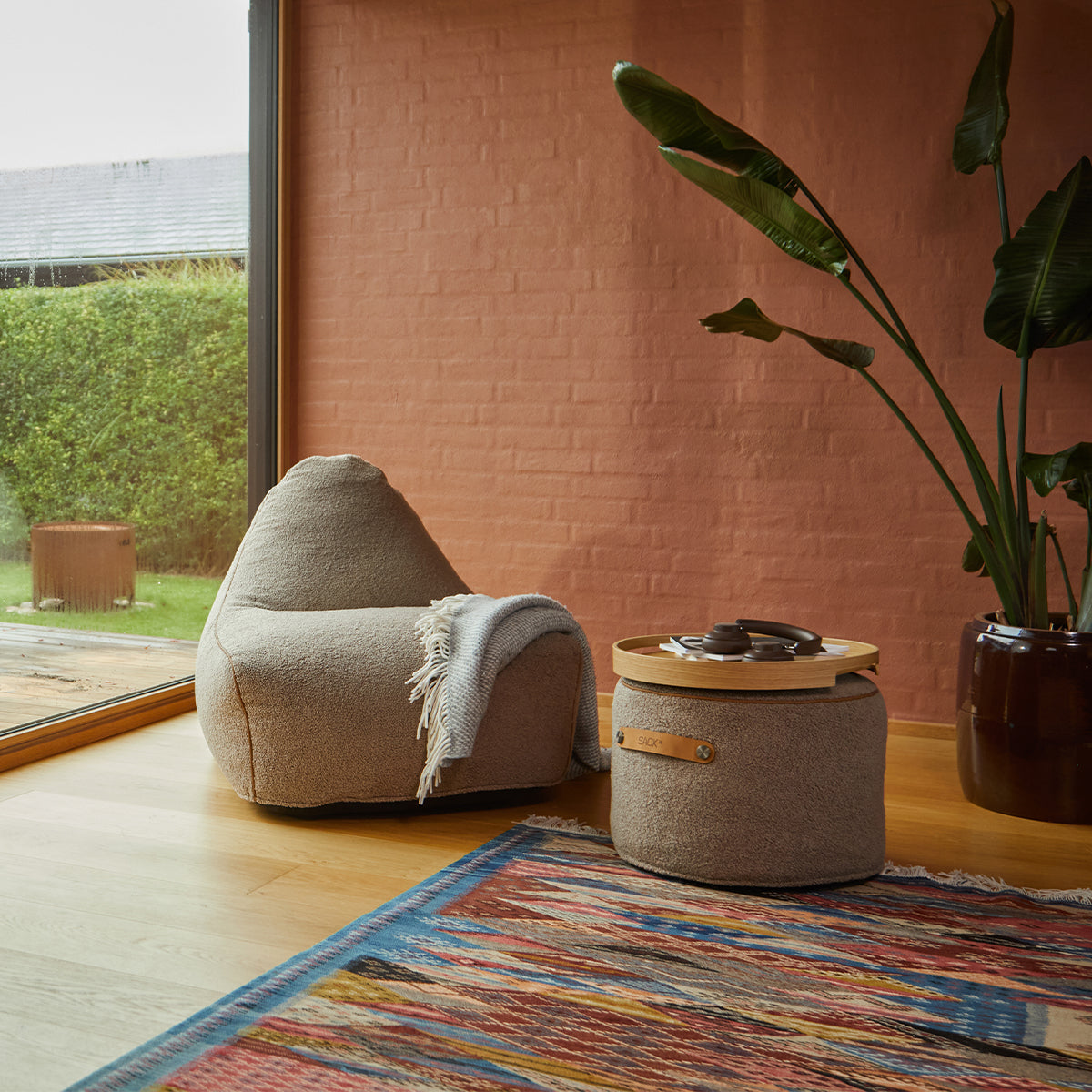 SACKit Chair & Pouf Indoor - Indendørs loungemøbel-sæt