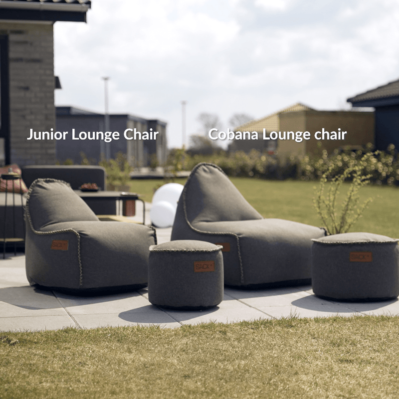 Cobana Junior Lounge Chair & Pouf | Cobana Junior Lounge Chair & Pouf - Cobana Rose | SACKit