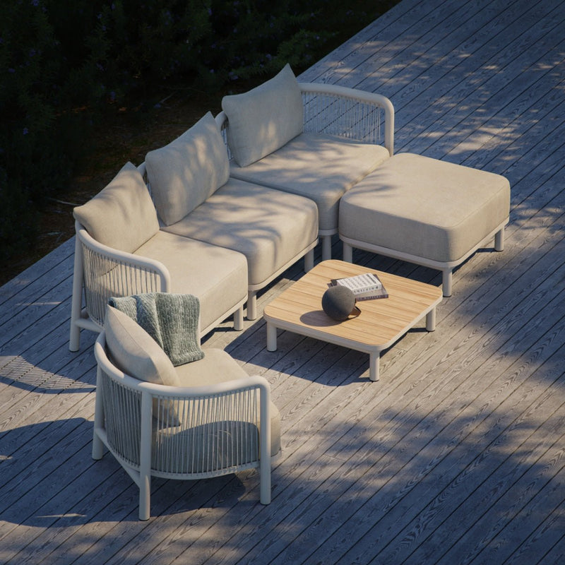 Kirra Lounge Sofa - 2 seater incl. Kirra Side Table | Kirra Lounge Sofa - 2 seater incl. Kirra Side Table - Kirra Sand Uden Accessory Fit | SACKit