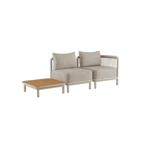 variant_9580057% | Kirra Lounge Sofa - 2 pers. m. Kirra Table [Contract] - Uden Accessory Fit | SACKit