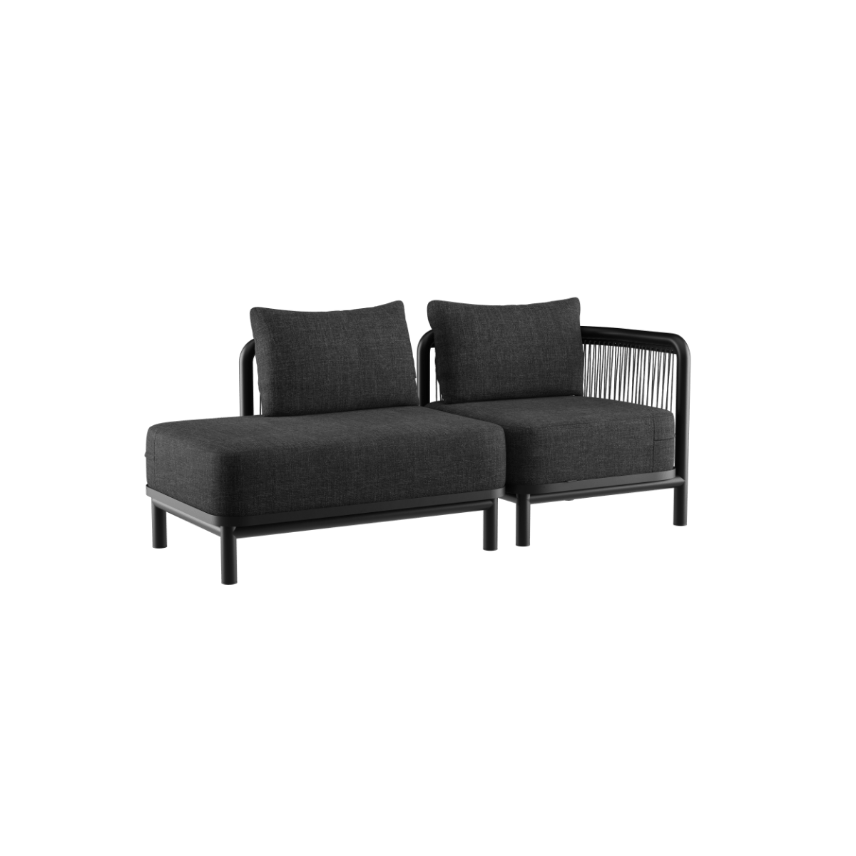  | Kirra Lounge Sofa - 2 pers. m. open end - Kirra Sand Højre | SACKit