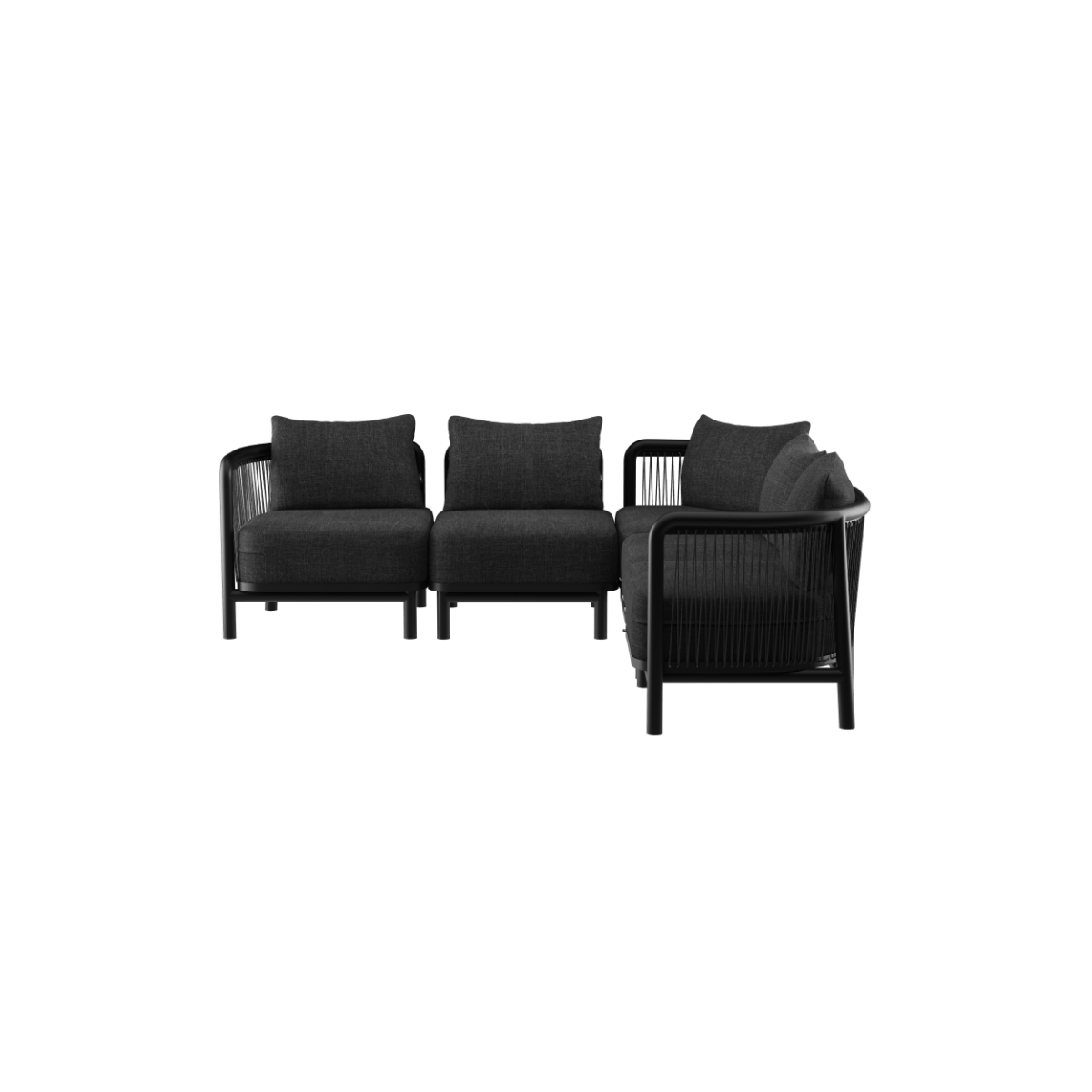  | Kirra Lounge Sofa - Hjørnesofa - Kirra Noir | SACKit