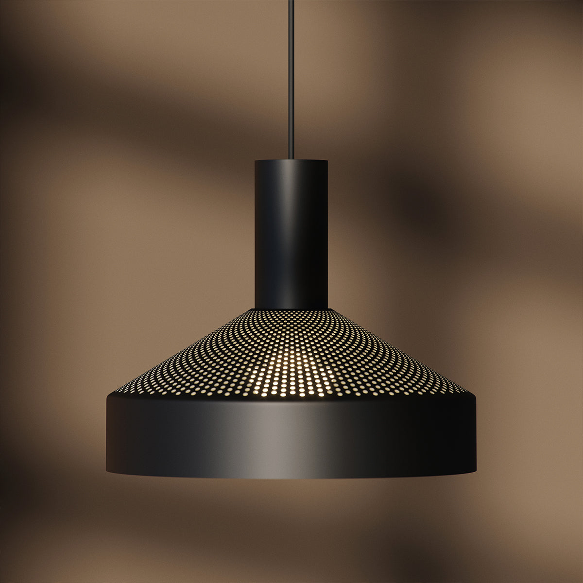 Dawn Pendant Ø25 - Indendørs pendel i perforeret aluminium