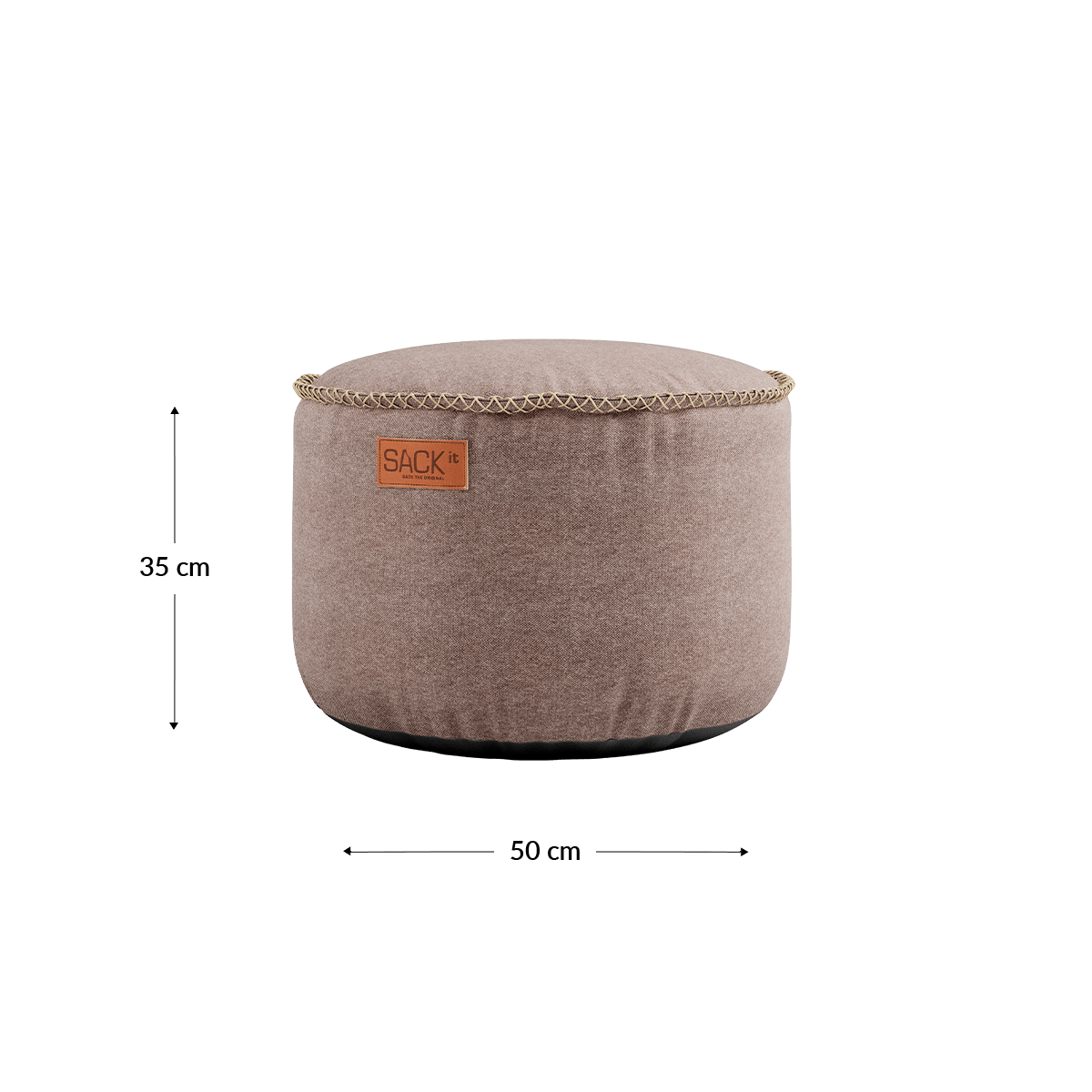  | Canvas Pouf - Canvas Sand | SACKit | Canvas Pouf - Canvas Sand | SACKit