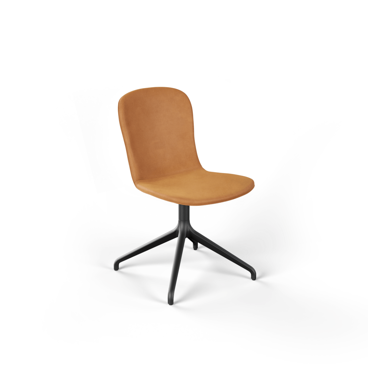  | Chair no. One S1 Black Swivel - LUNA Sandstone Uden returdrej | SACKit